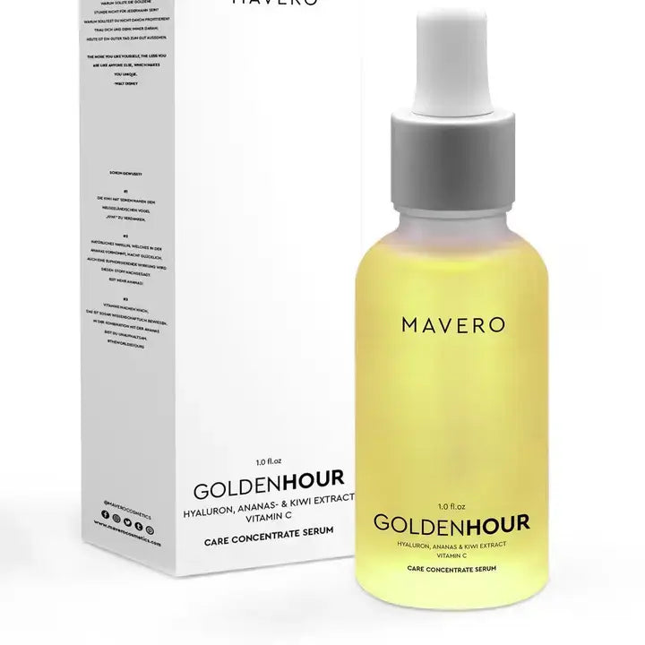 GOLDENHOUR - Vitamin C Serum mit Hyaluronsäure, Kiwi & Ananas
