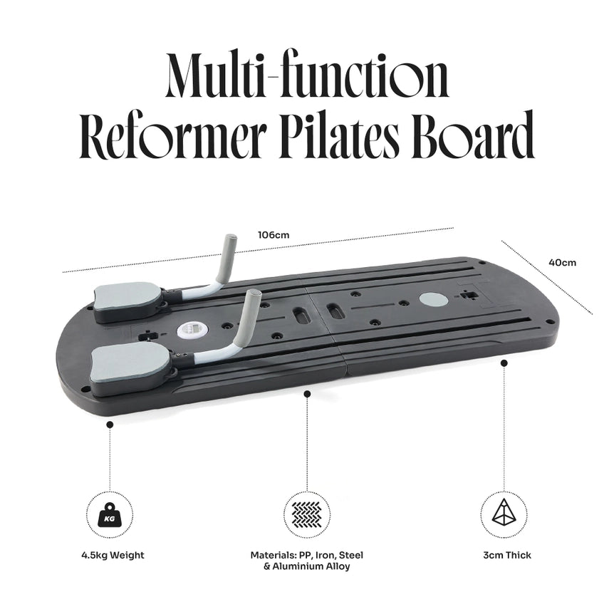 Pilates Reformer -  Schwarz