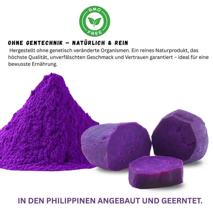 Lila Süßkartoffel Pulver 500 g – Premium Ube Powder, Purple Sweet Potato Powder, naturbelassen & rein