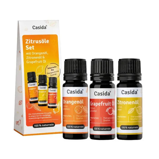 Zitrusöle Set Orange Zitrone Grapefruit Ätherisches Öl